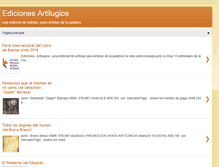Tablet Screenshot of edicionesartilugios.com.ar